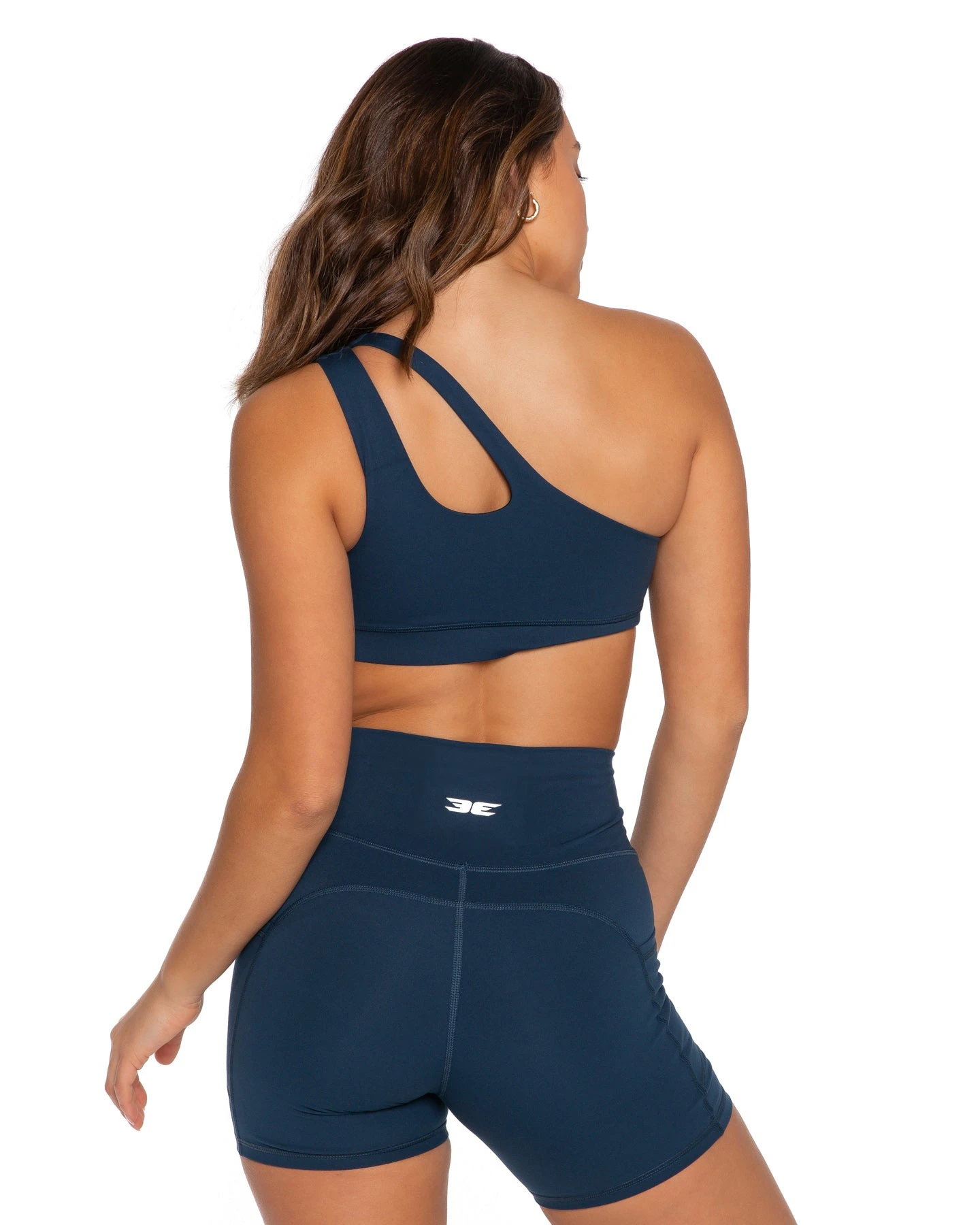 Elite Eleven Asymmetric Bra - Navy - Image 2
