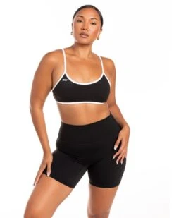 Elite Eleven Micro Contrast Bra - Black