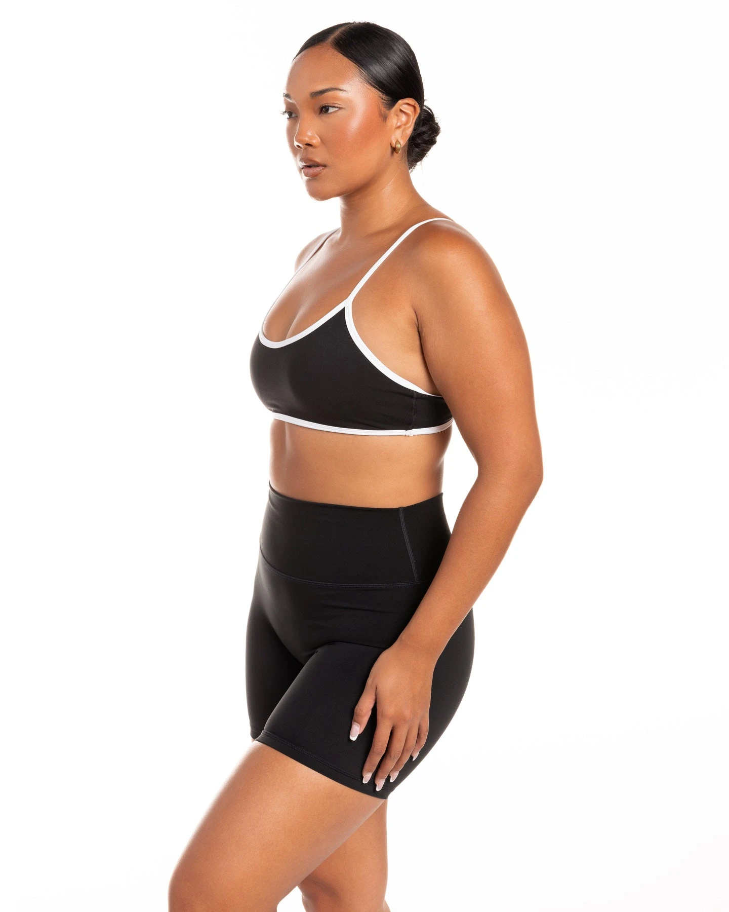 Elite Eleven Micro Contrast Bra - Black - Image 4