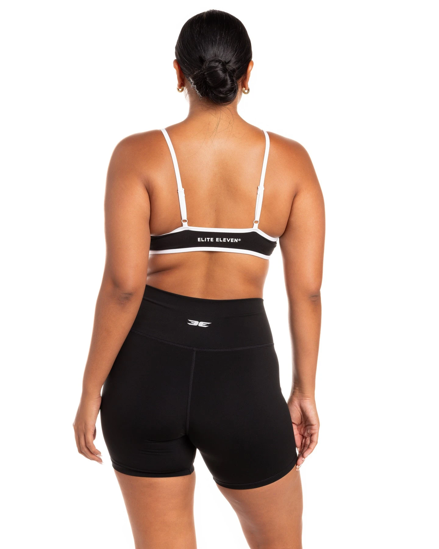 Elite Eleven Micro Contrast Bra - Black - Image 2