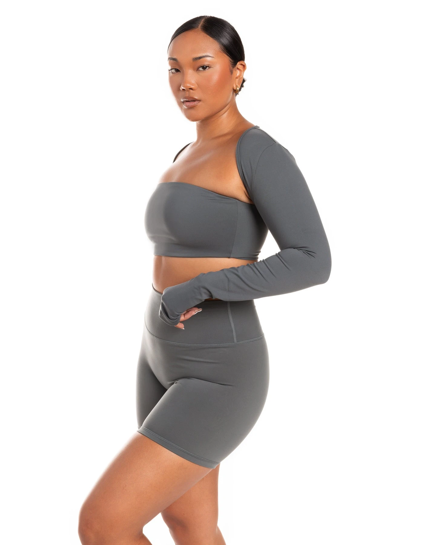 Elite Eleven Aura Shrug - Cloud Grey - Image 4