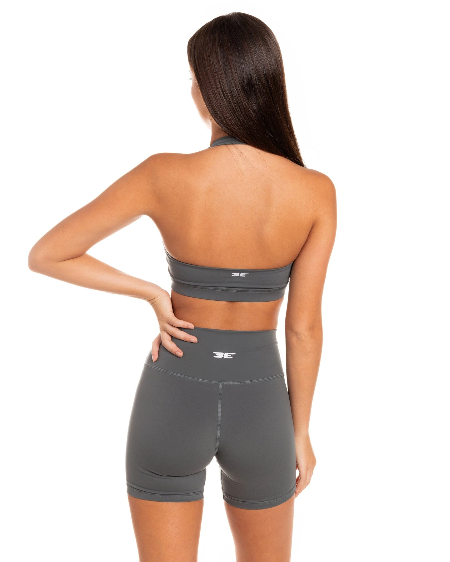 Elite Eleven Halter Bra - Cloud Grey - Image 6