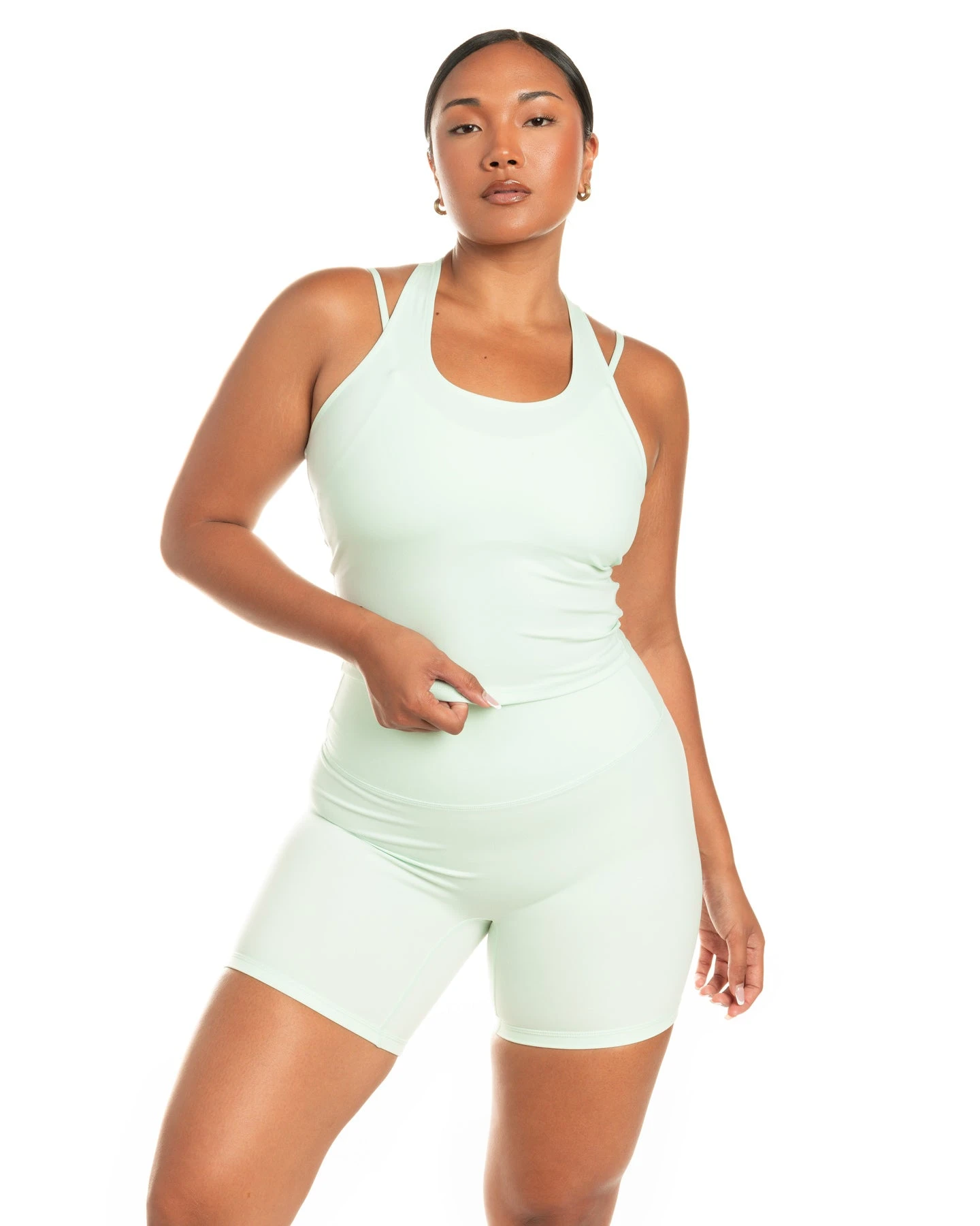 Elite Eleven Aura Racer Tank - Soft Jade - Image 3