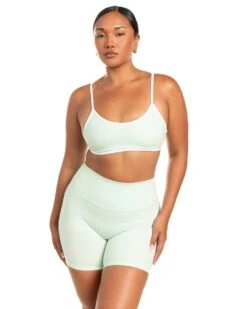 Elite Eleven Micro Contrast Bra - Soft Jade