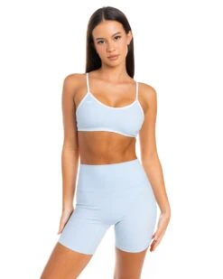 Elite Eleven Micro Contrast Bra - Sky Blue