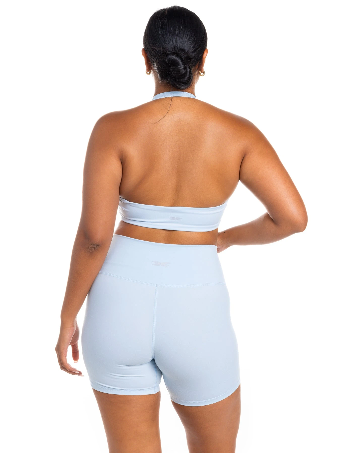 Elite Eleven Halter Scrunch Bra - Sky Blue - Image 6