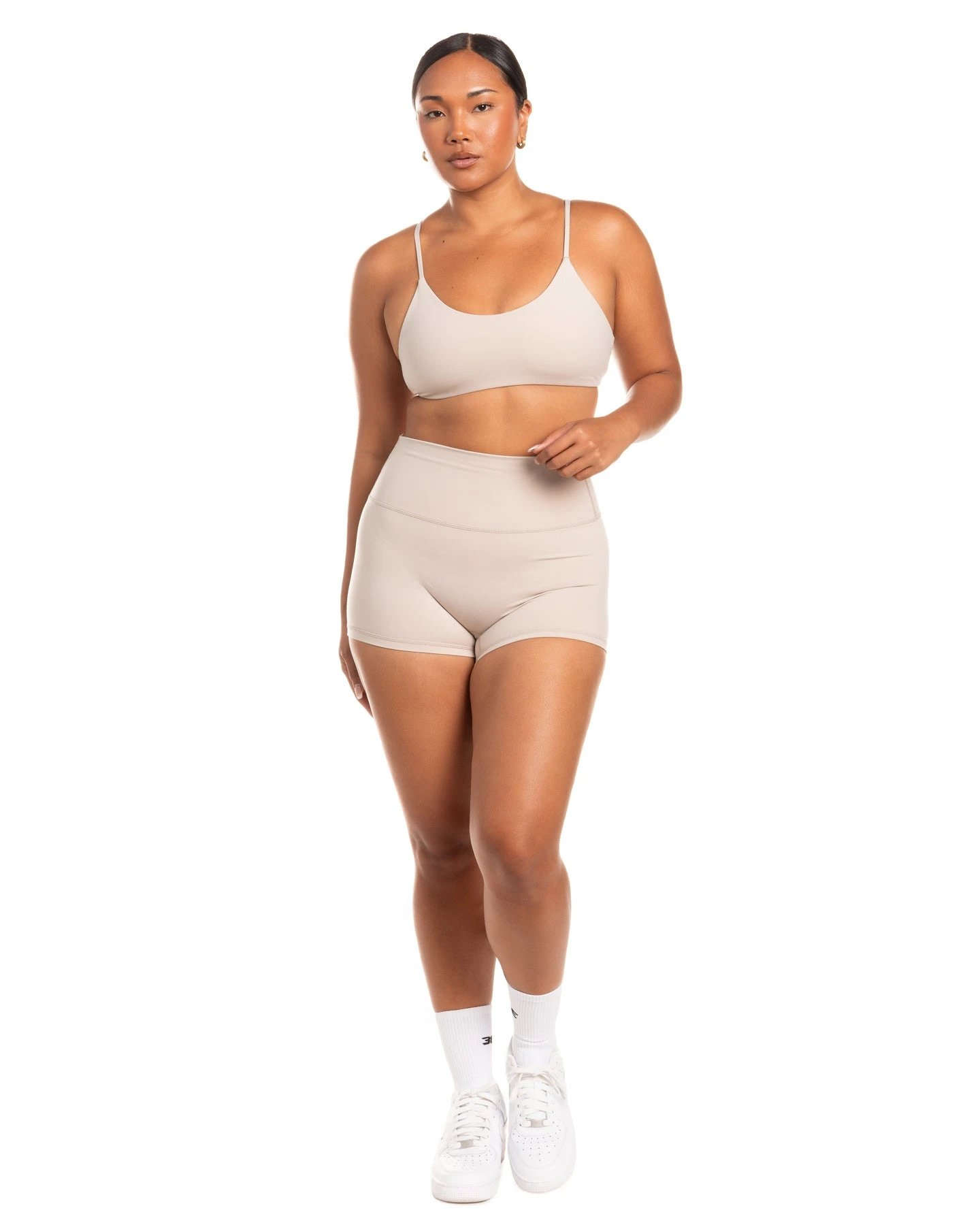 Elite Eleven Aura SF Micro Shorts - Oat Latte - Image 5