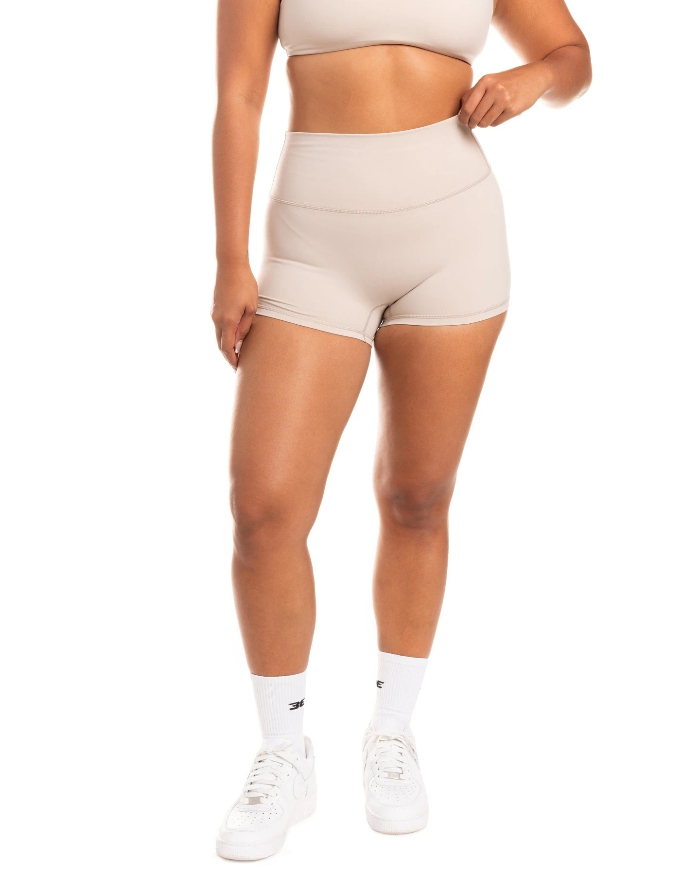 Elite Eleven Aura SF Micro Shorts - Oat Latte - Image 6
