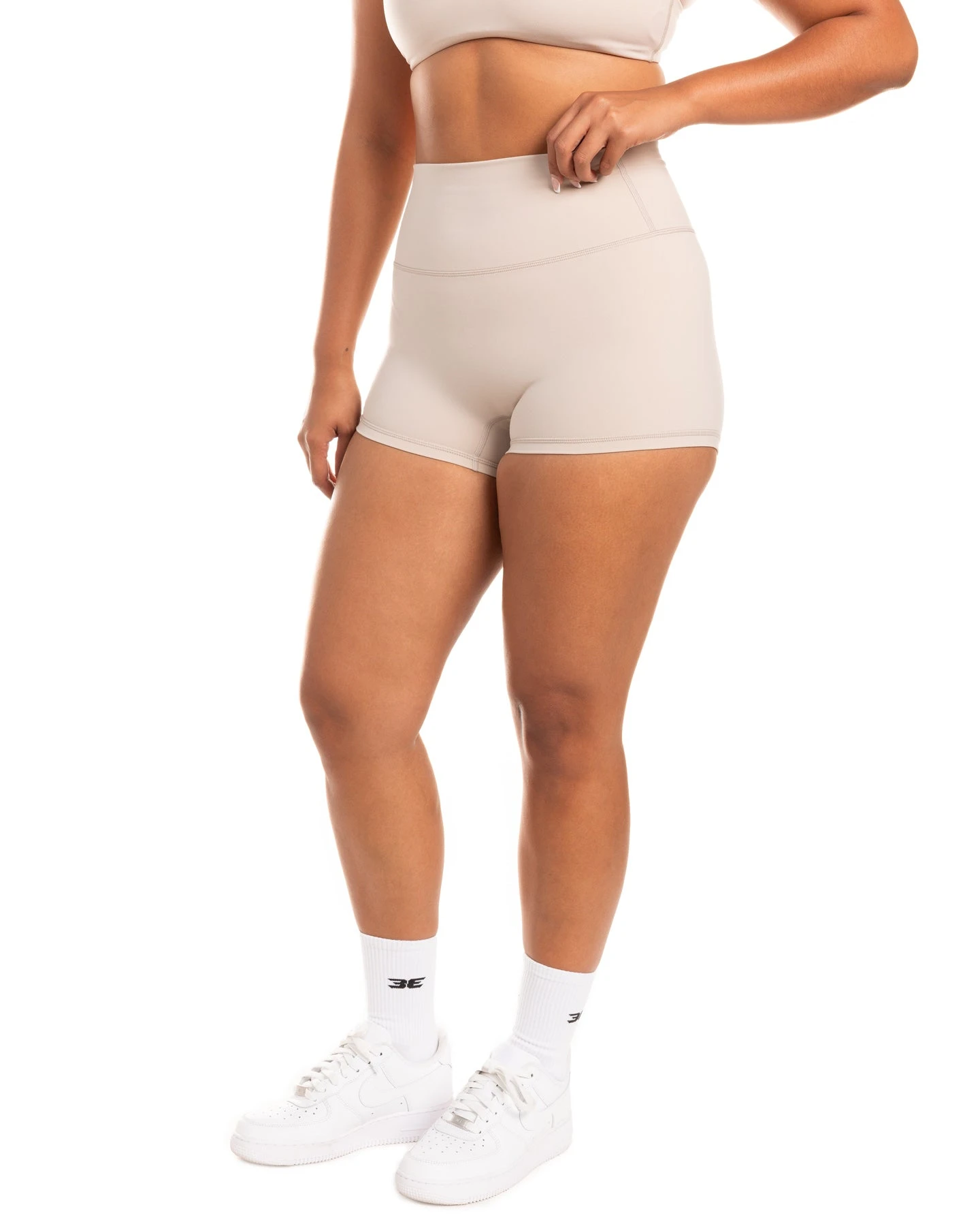 Elite Eleven Aura SF Micro Shorts - Oat Latte - Image 7