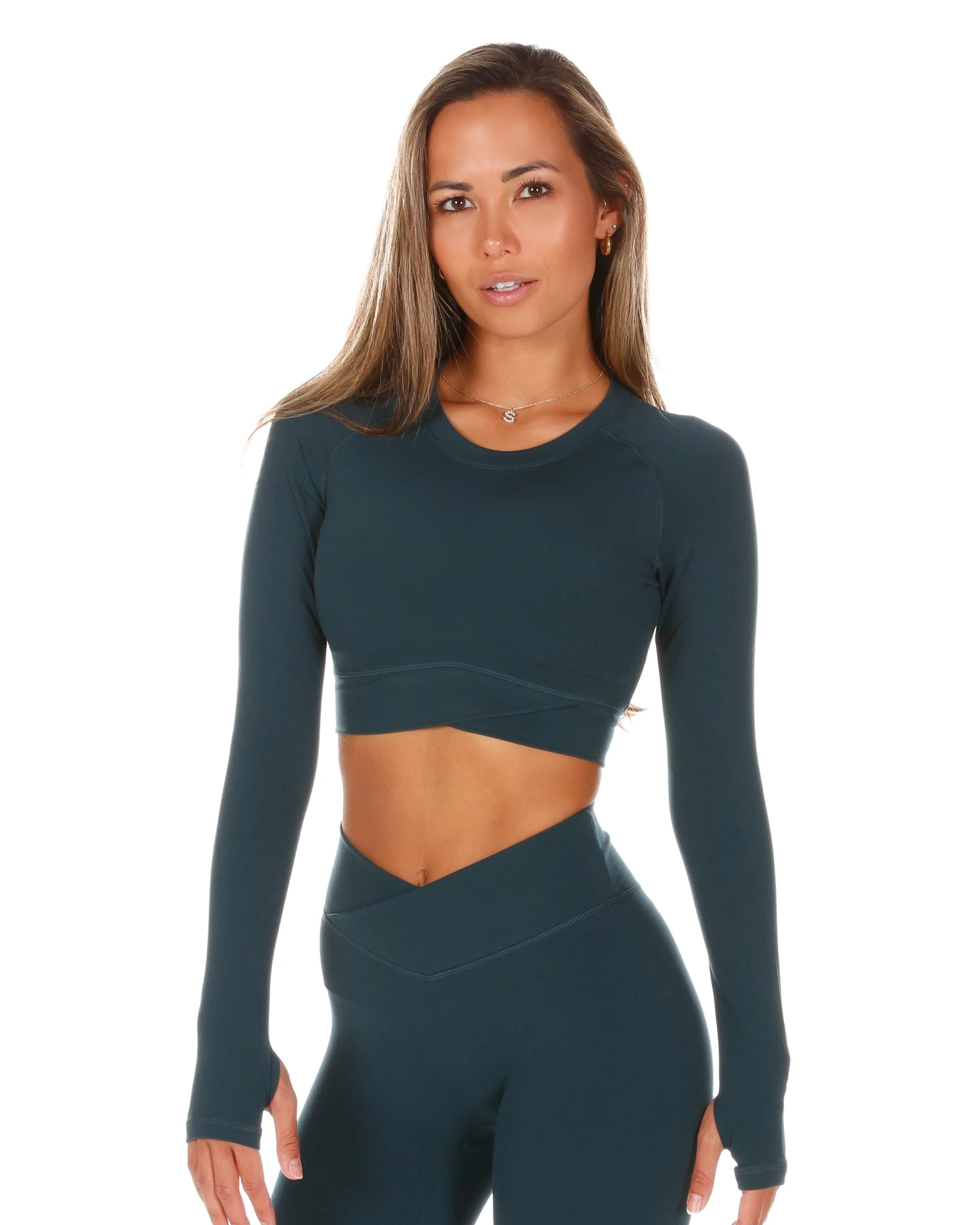 Elite Eleven Cross Over Long Sleeve - Deep Forest