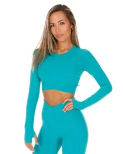 Elite Eleven Cross Over Long Sleeve - Teal