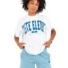 Elite Eleven Women's Track & Field Oversized Tee - White