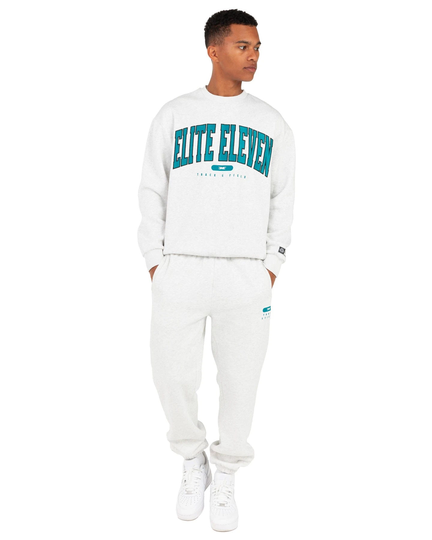 Elite Eleven Track & Field Crewneck - Polar Grey - Image 5