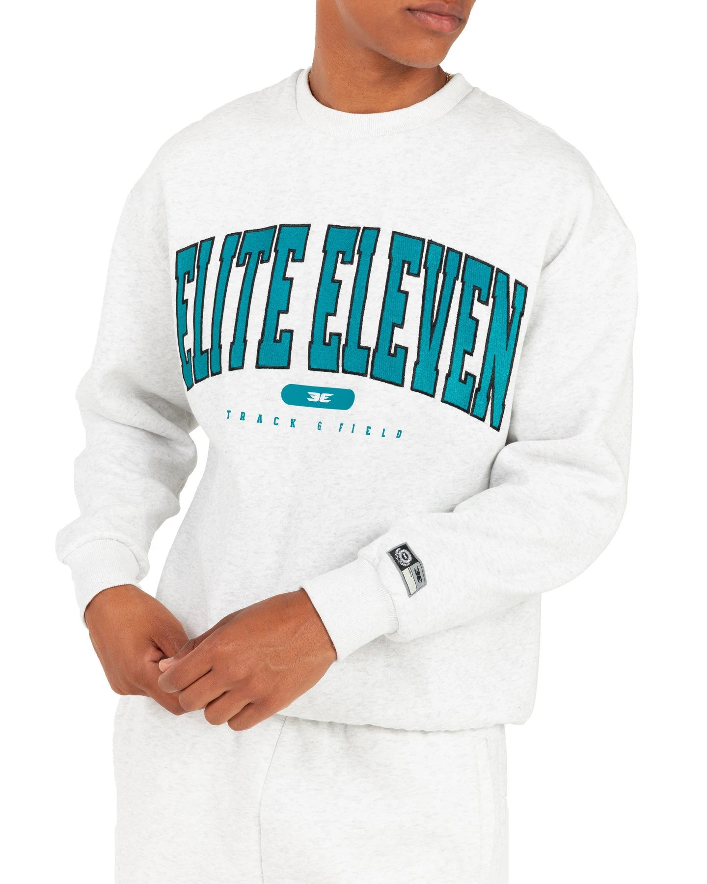 Elite Eleven Track & Field Crewneck - Polar Grey - Image 6