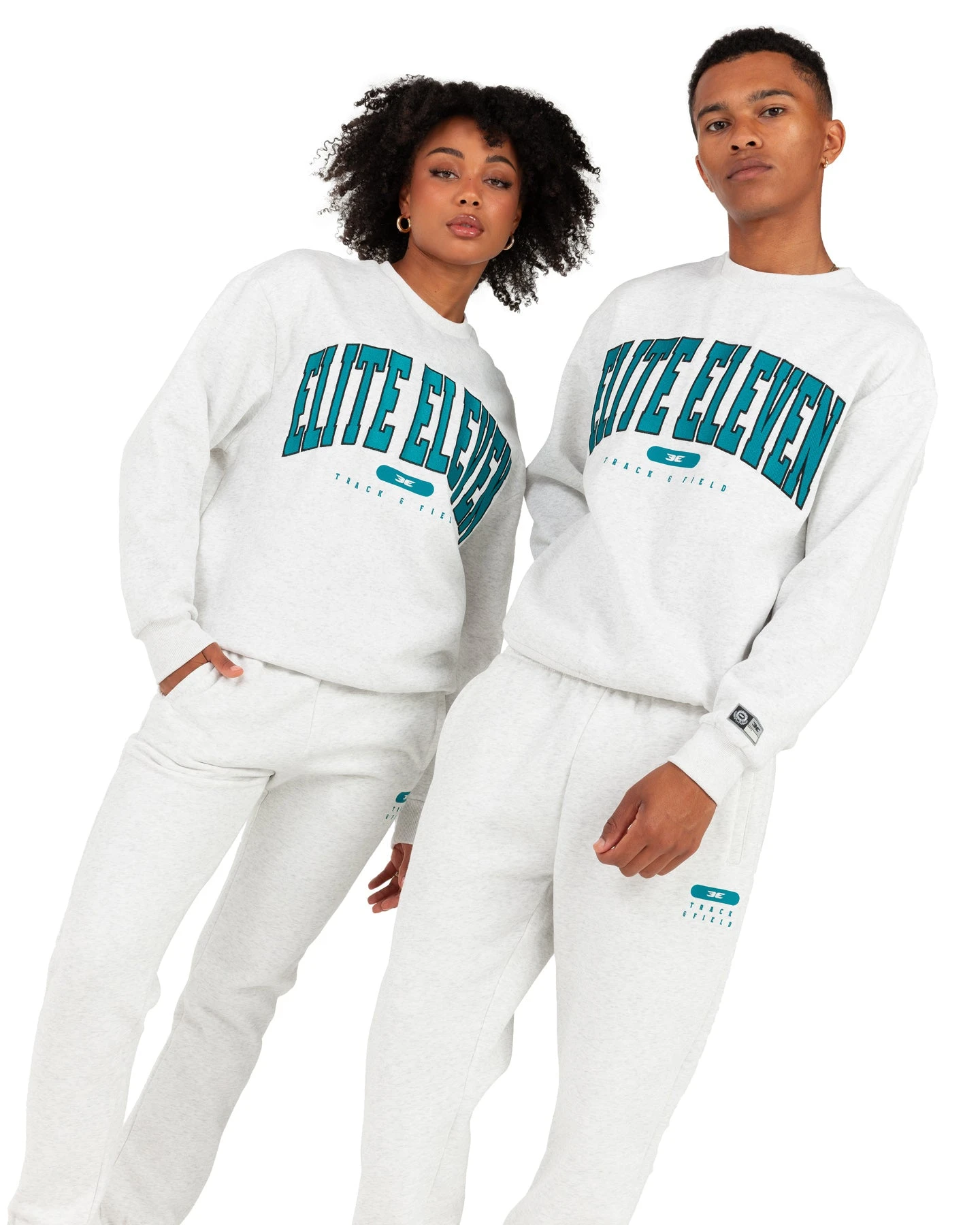 Elite Eleven Track & Field Crewneck - Polar Grey