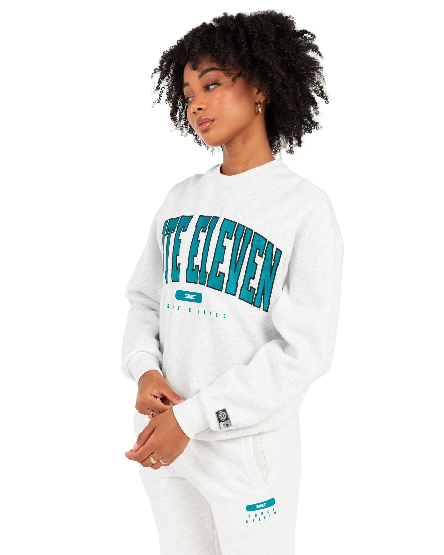 Elite Eleven Track & Field Crewneck - Polar Grey - Image 8