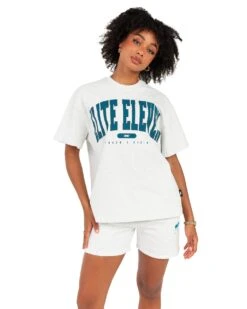 Elite Eleven Women's Track & Field Oversized Tee - Polar Grey