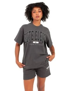 Elite Eleven Women's Track & Field Oversized Tee - Slate