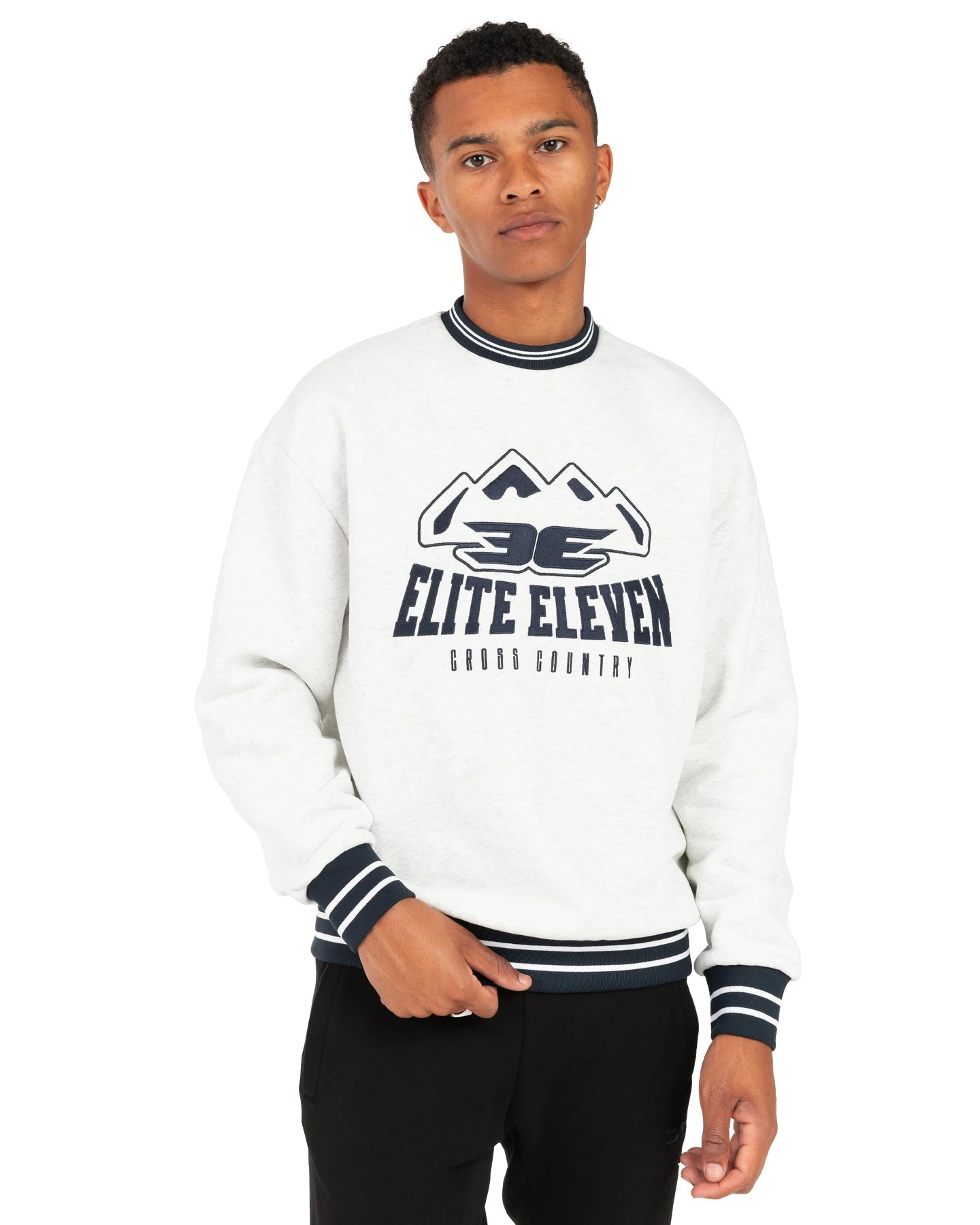 Elite Eleven Cross Country Crewneck - Polar Grey - Image 3