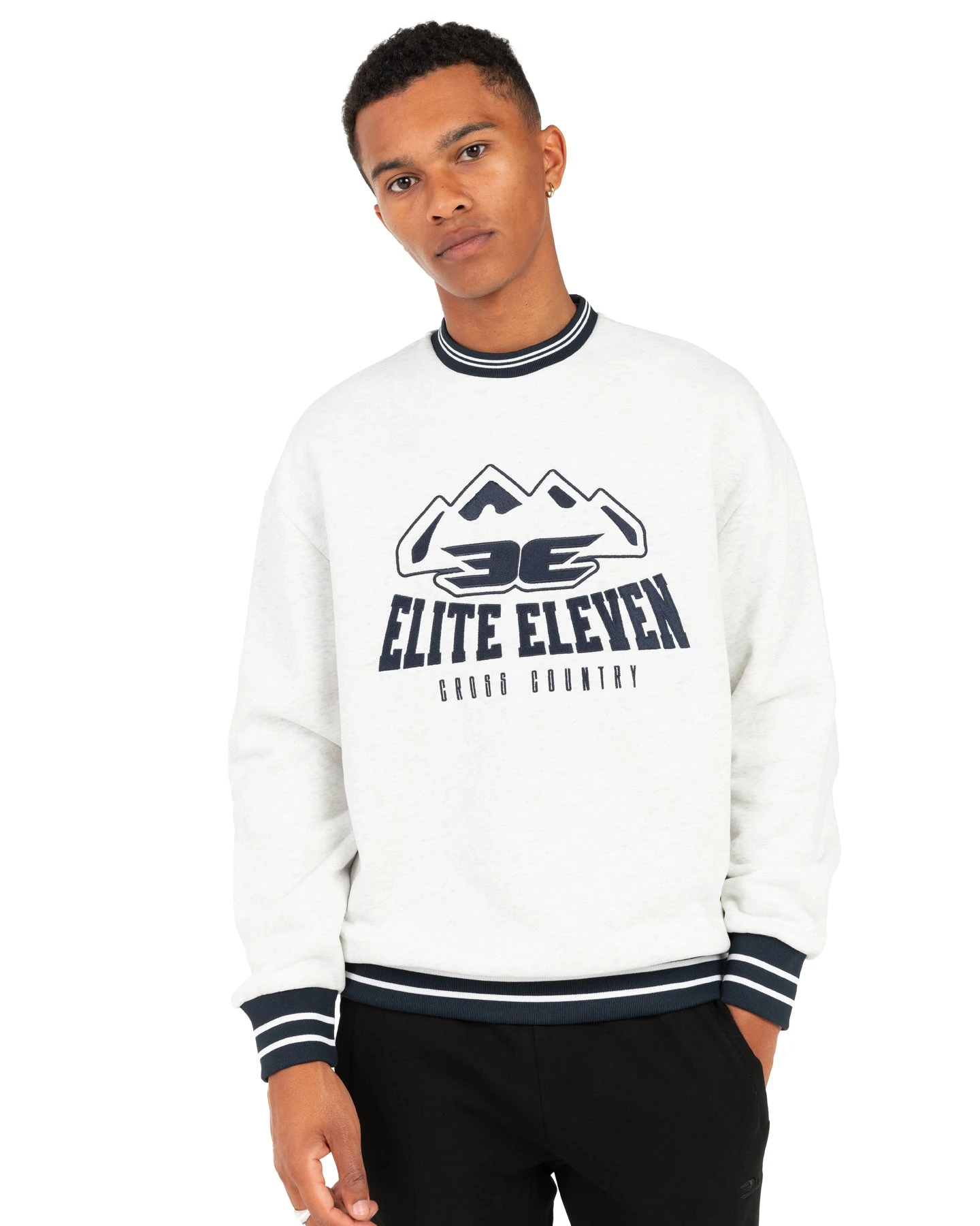 Elite Eleven Cross Country Crewneck - Polar Grey - Image 7