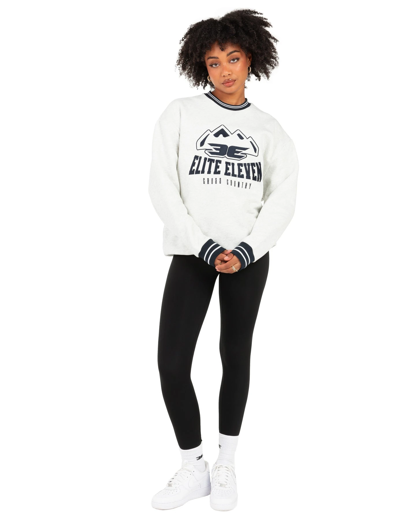 Elite Eleven Cross Country Crewneck - Polar Grey - Image 4