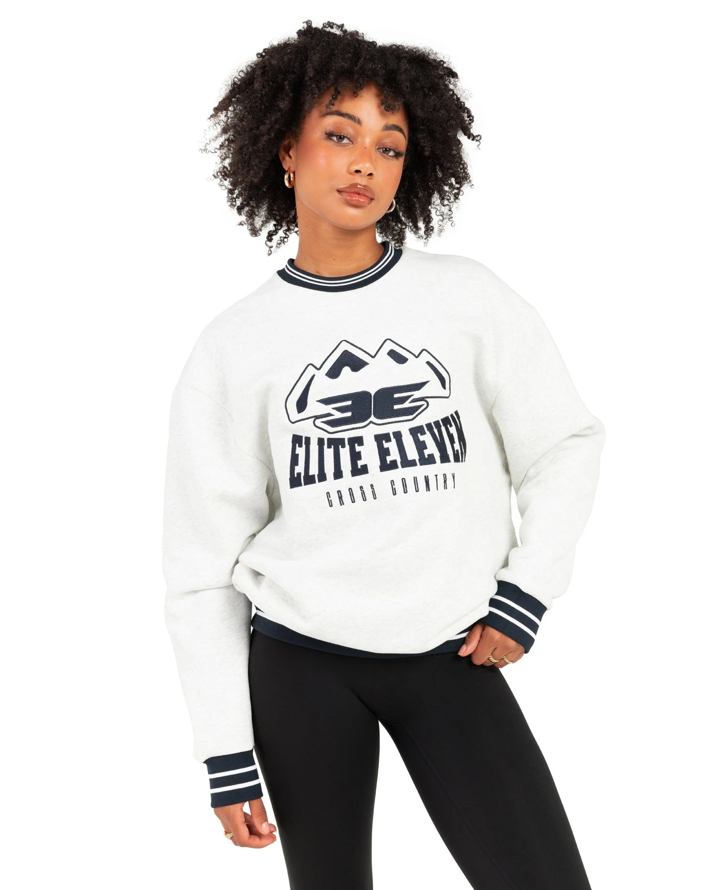 Elite Eleven Cross Country Crewneck - Polar Grey - Image 2