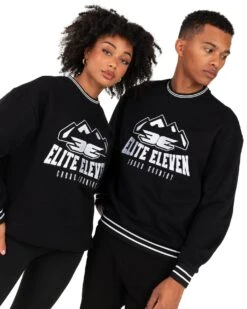 Elite Eleven Cross Country Crewneck - Black