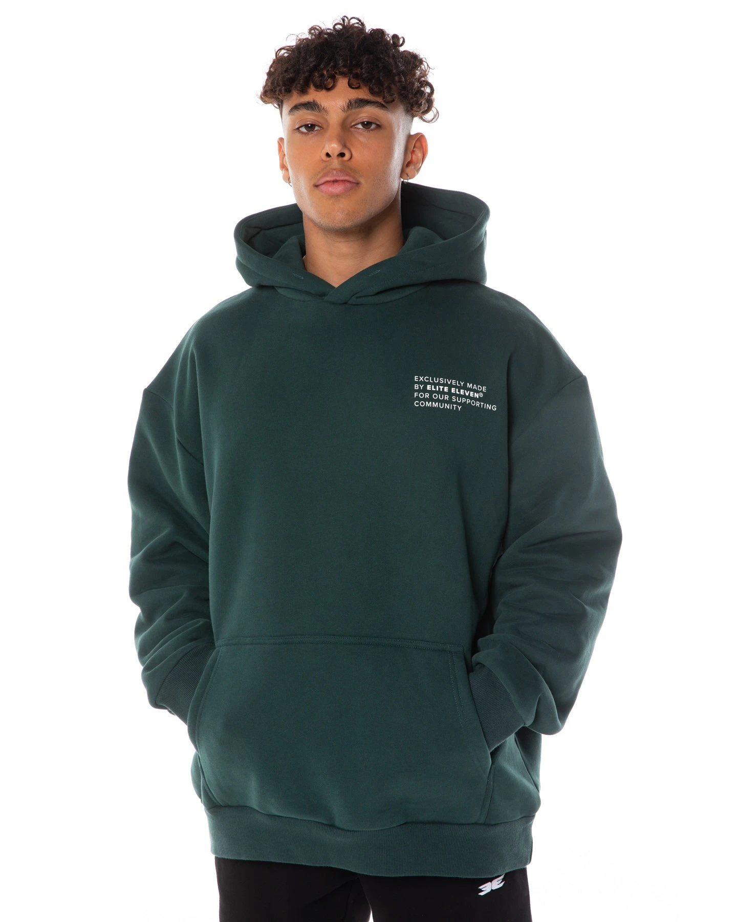 Elite Eleven Community Hoodie - Dark Green - Image 3