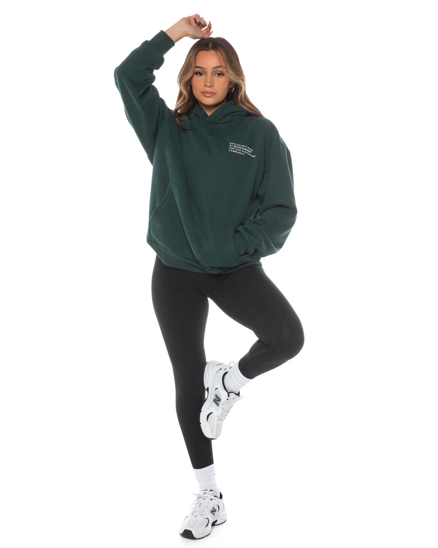 Elite Eleven Community Hoodie - Dark Green - Image 4
