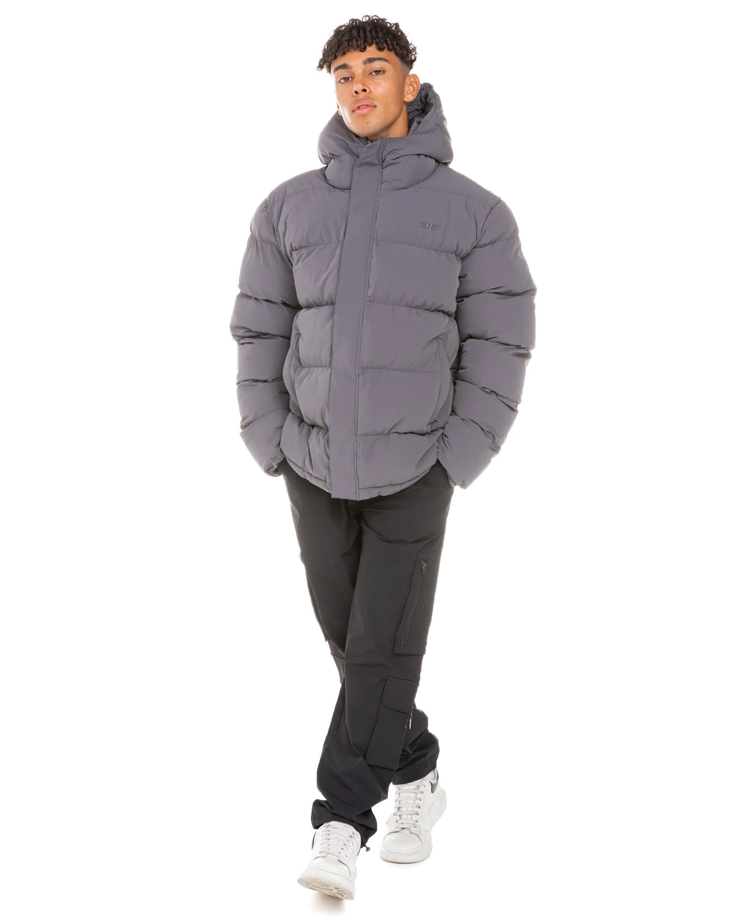 Elite Eleven Unisex Puffer Jacket - Grey - Image 6