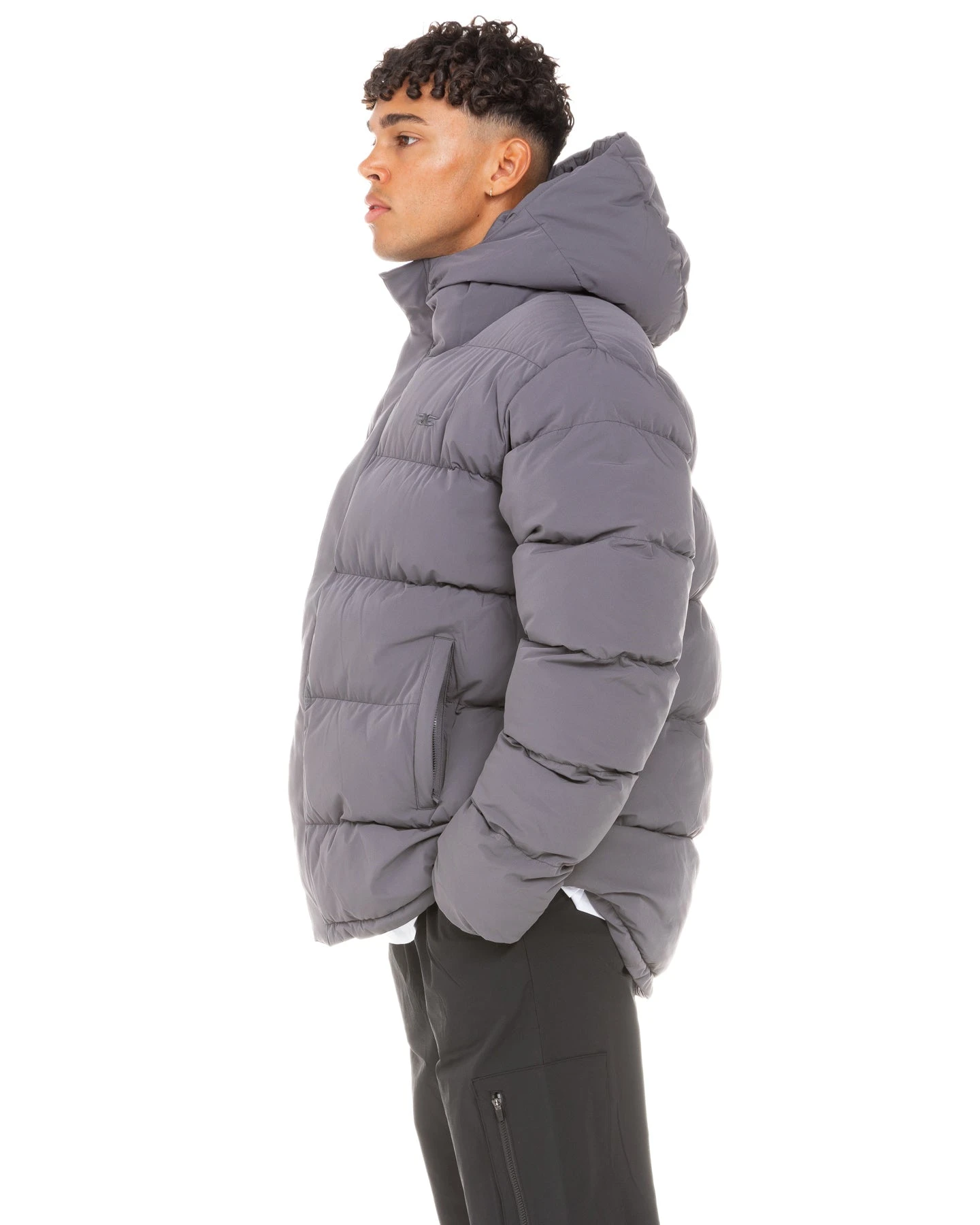 Elite Eleven Unisex Puffer Jacket - Grey - Image 3