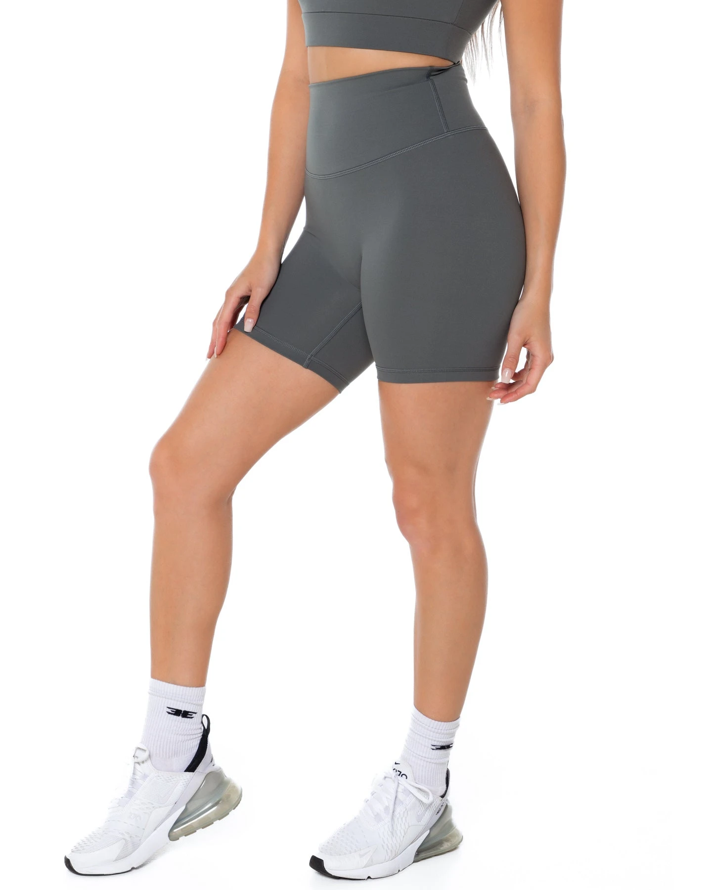 Elite Eleven Aura Scrunch Shorts - Cloud Grey - Image 2