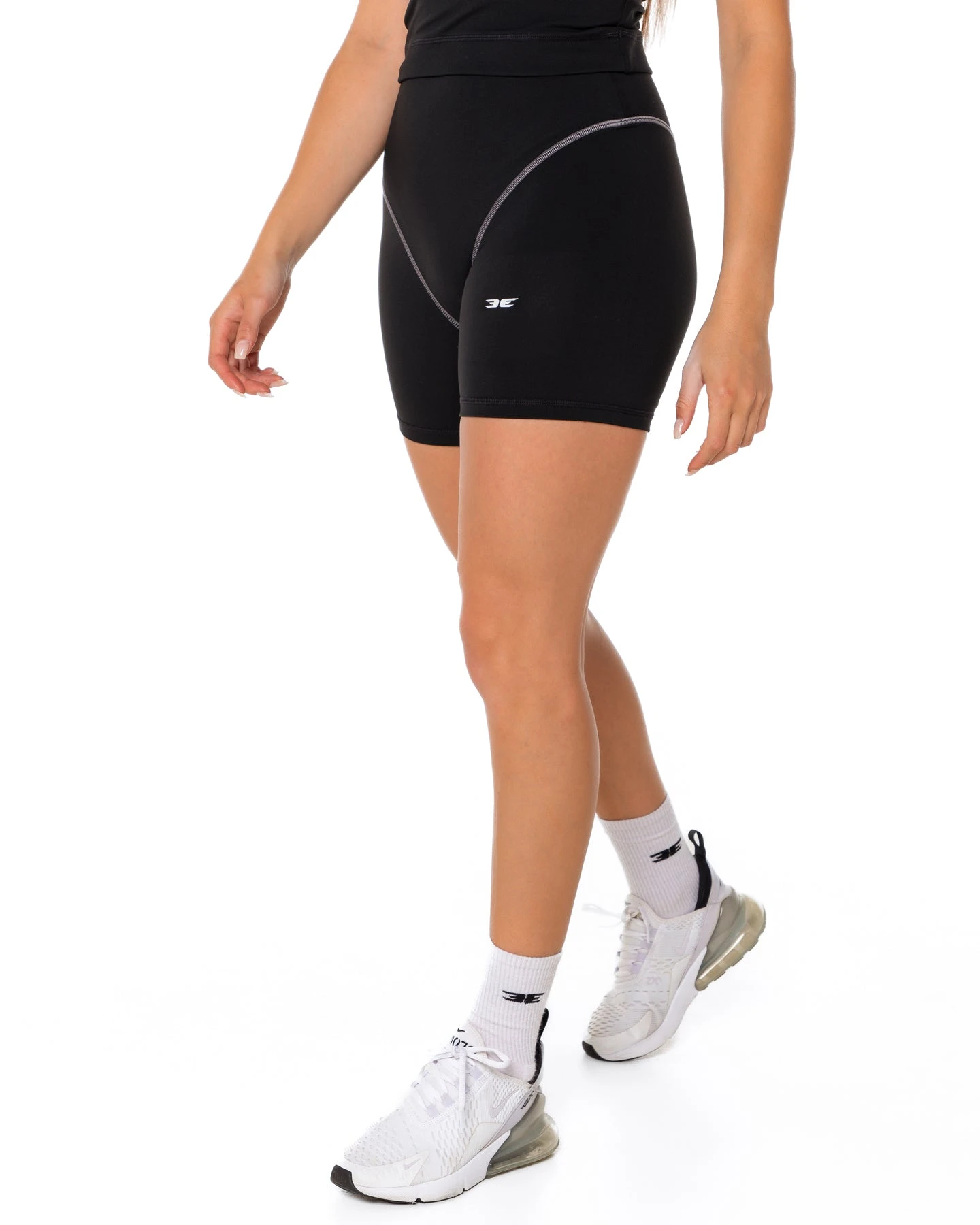 Elite Eleven French Cut Shorts - Black/Charcoal - Image 3