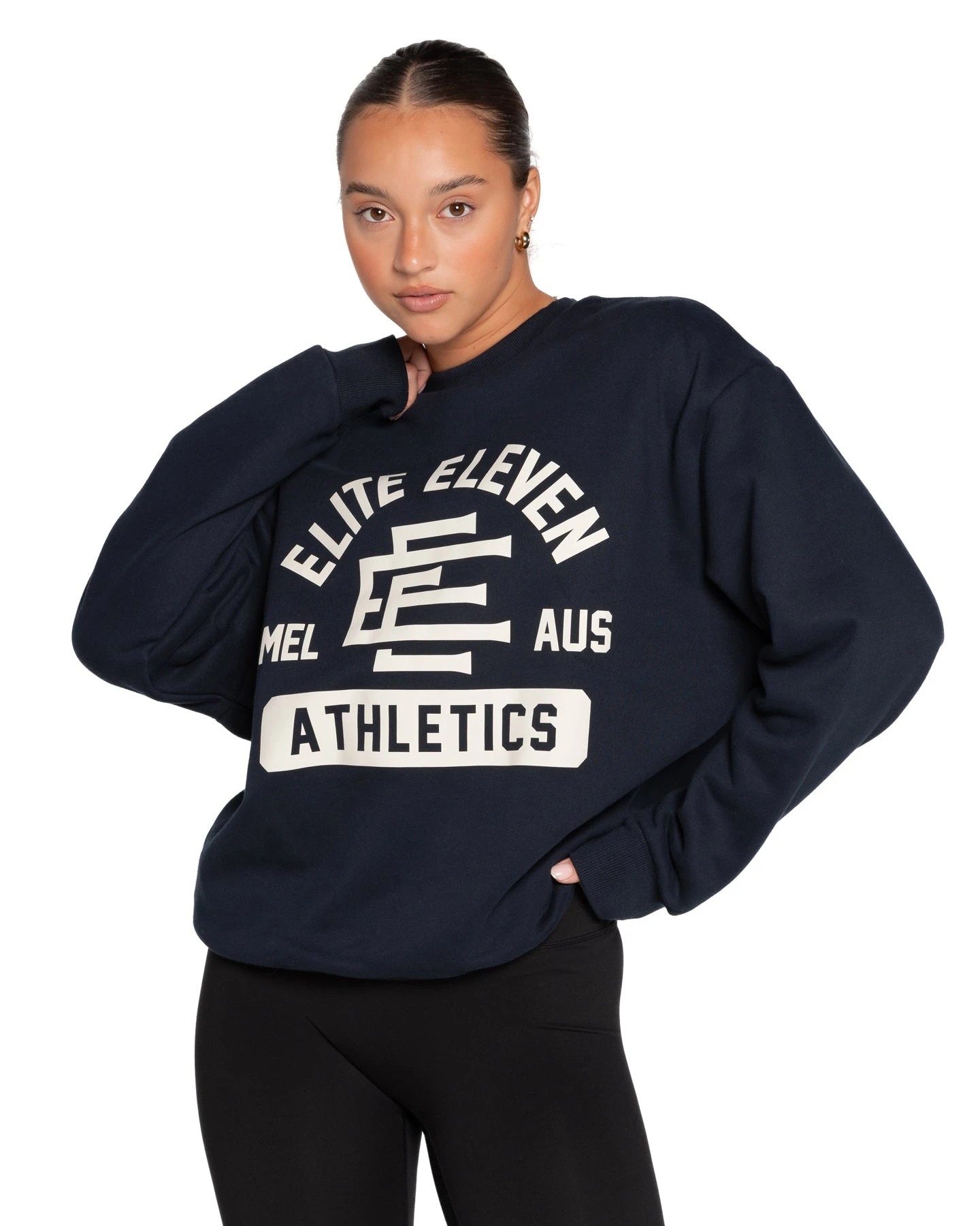 Elite Eleven Athletics Team Crewneck - Navy - Image 2