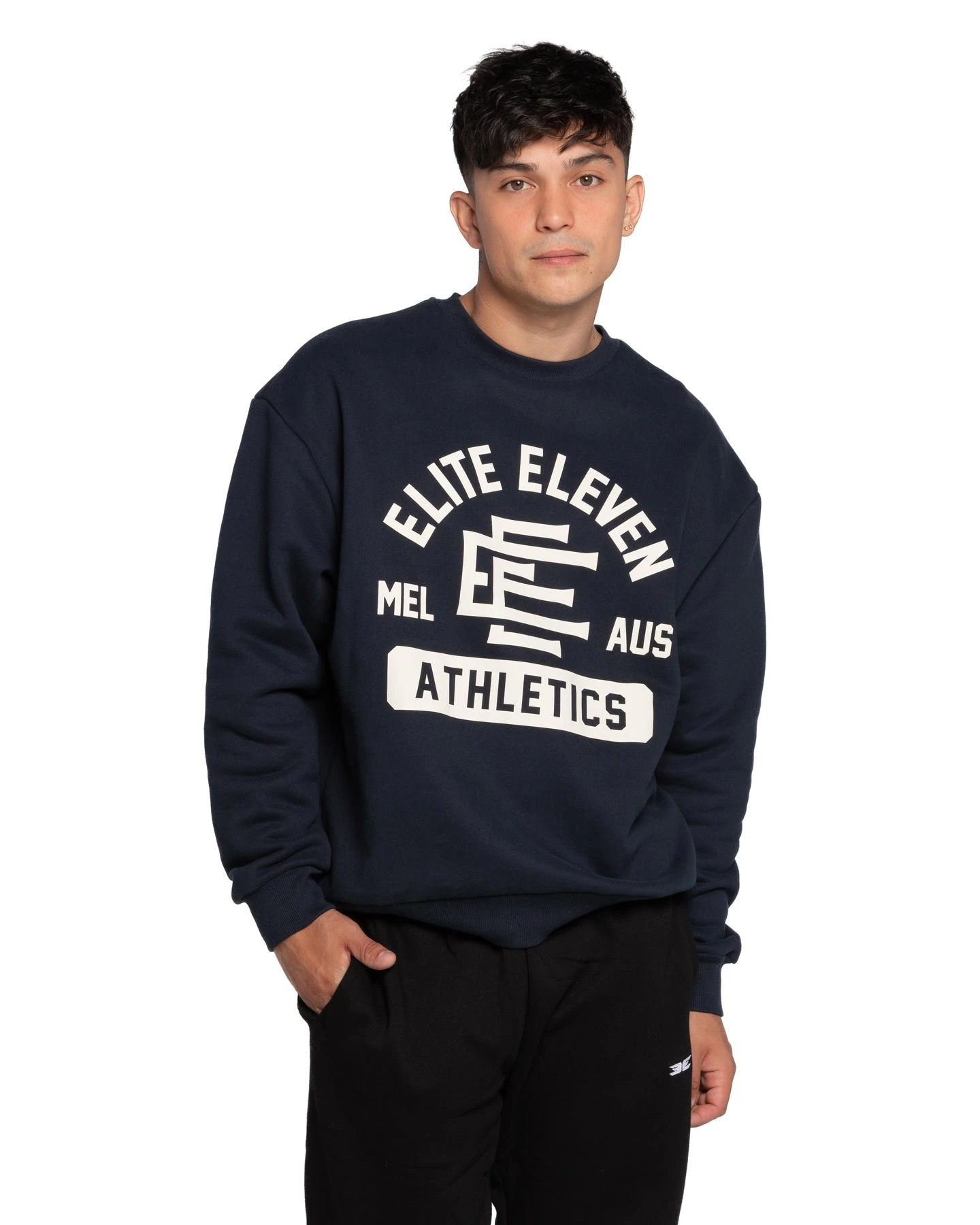 Elite Eleven Athletics Team Crewneck - Navy - Image 6