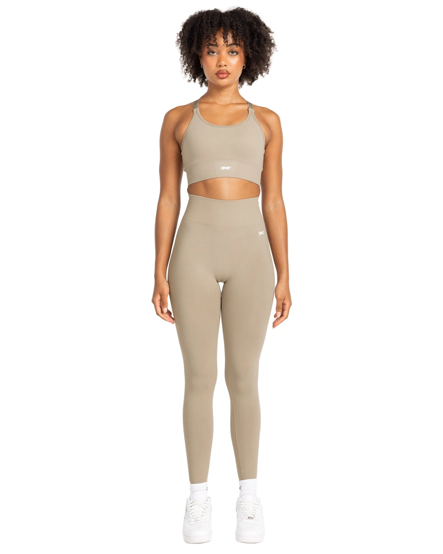 Elite Eleven Elite Seamless V2 Leggings - Beige (Subtle Scrunch) - Image 4