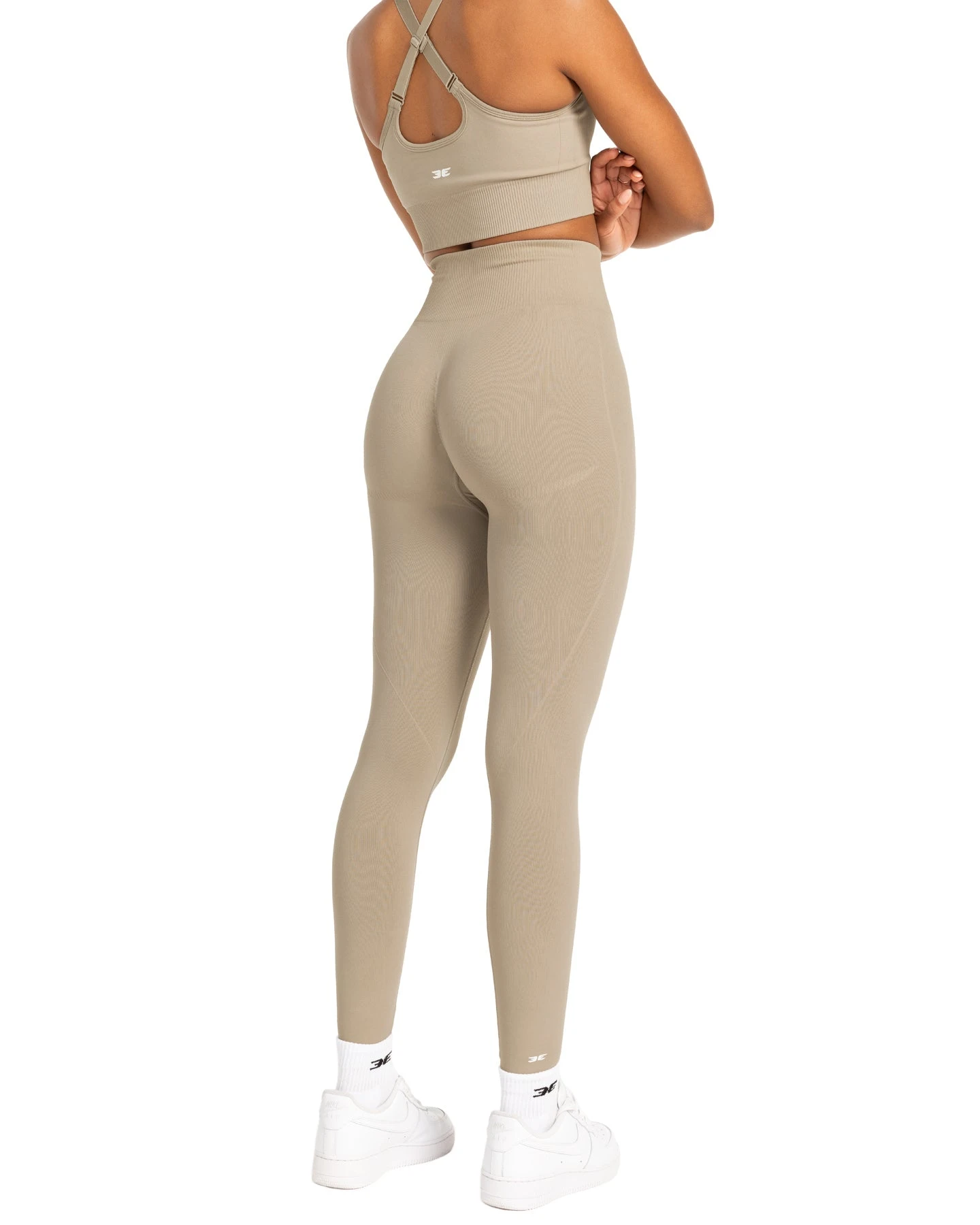 Elite Eleven Elite Seamless V2 Leggings - Beige (Subtle Scrunch) - Image 9