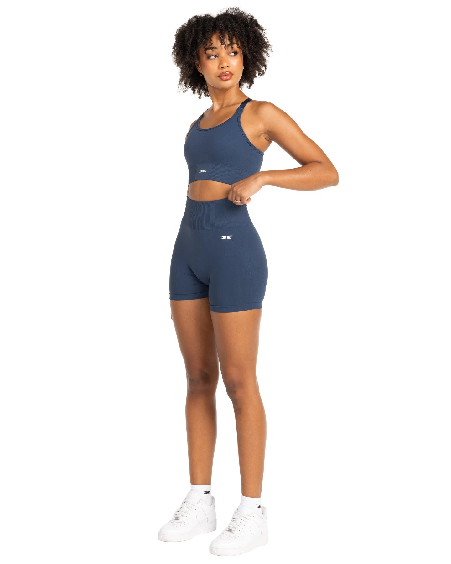 Elite Eleven Elite Seamless V2 Shorts - Navy (Subtle Scrunch) - Image 6