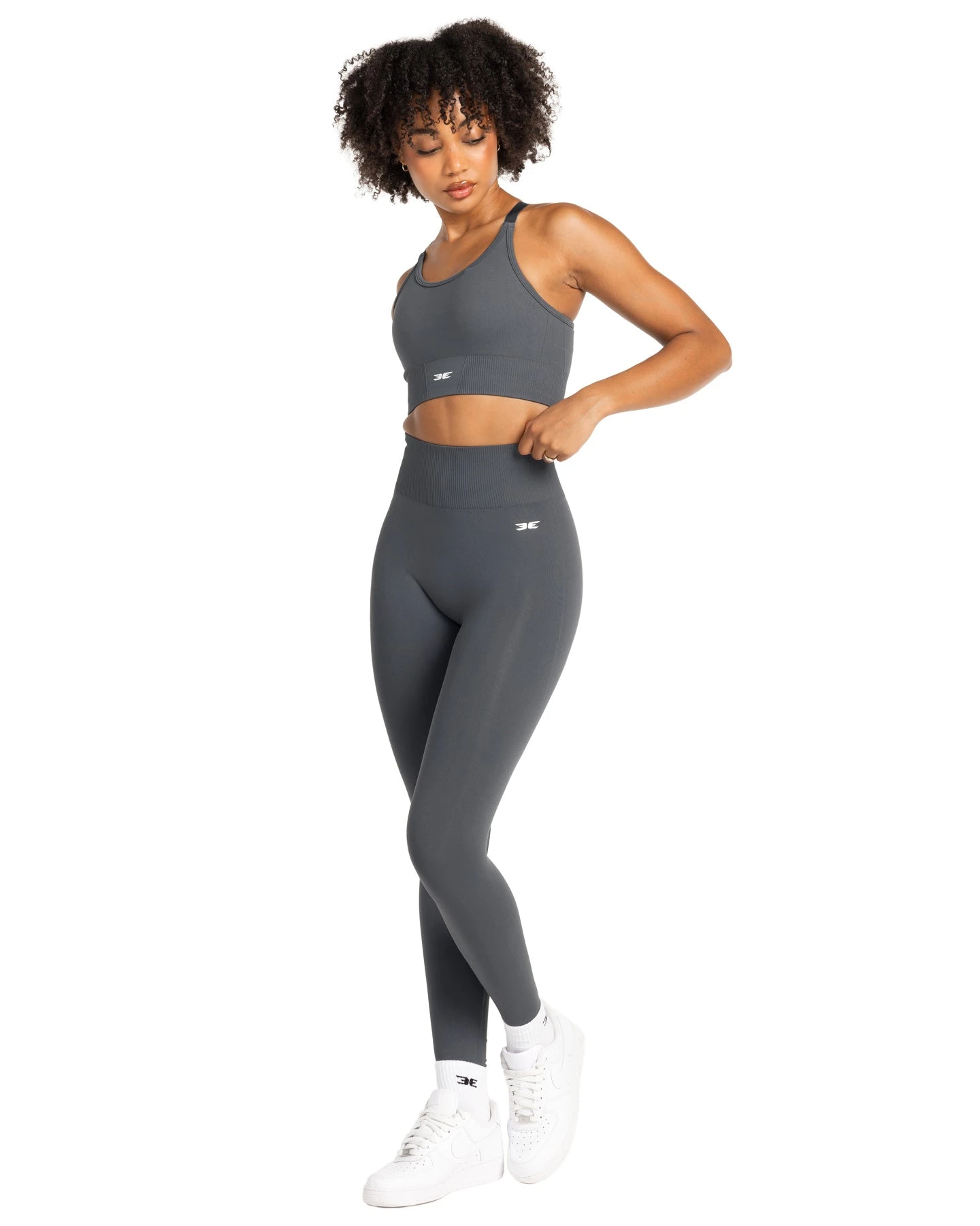 Elite Eleven Elite Seamless V2 Leggings - Grey (Subtle Scrunch) - Image 4