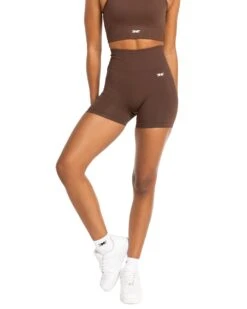 Elite Eleven Elite Seamless V2 Shorts - Chocolate (Subtle Scrunch)