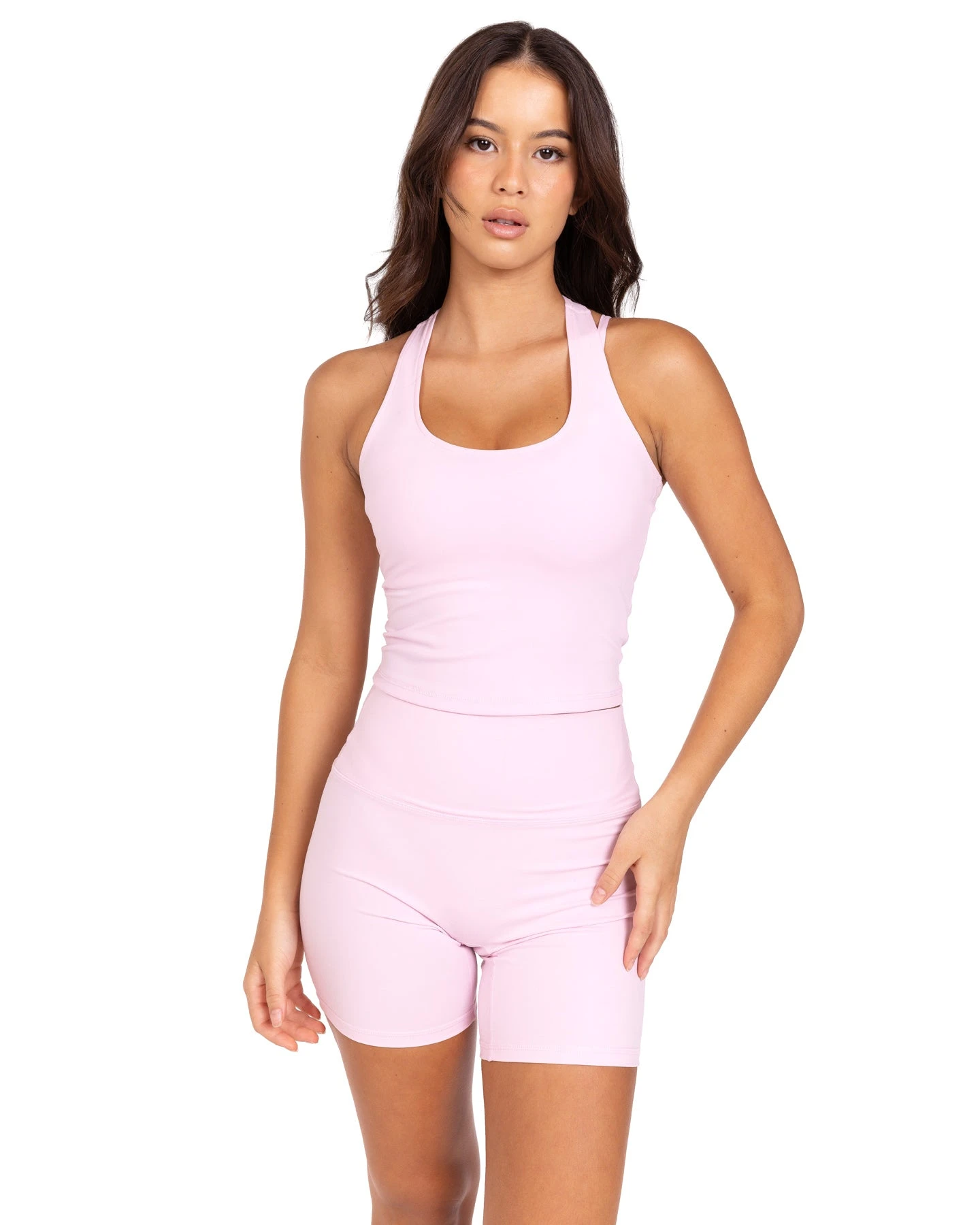 Elite Eleven Aura Racer Tank - Blush Pink - Image 3