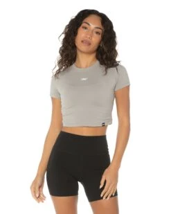 Elite Eleven Elite Crop Tee - Smokey Grey