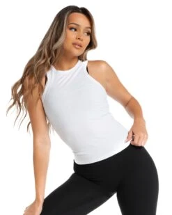 Elite Eleven Charm Singlet - White