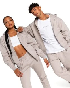 Elite Eleven Classic Zip Through - Taupe