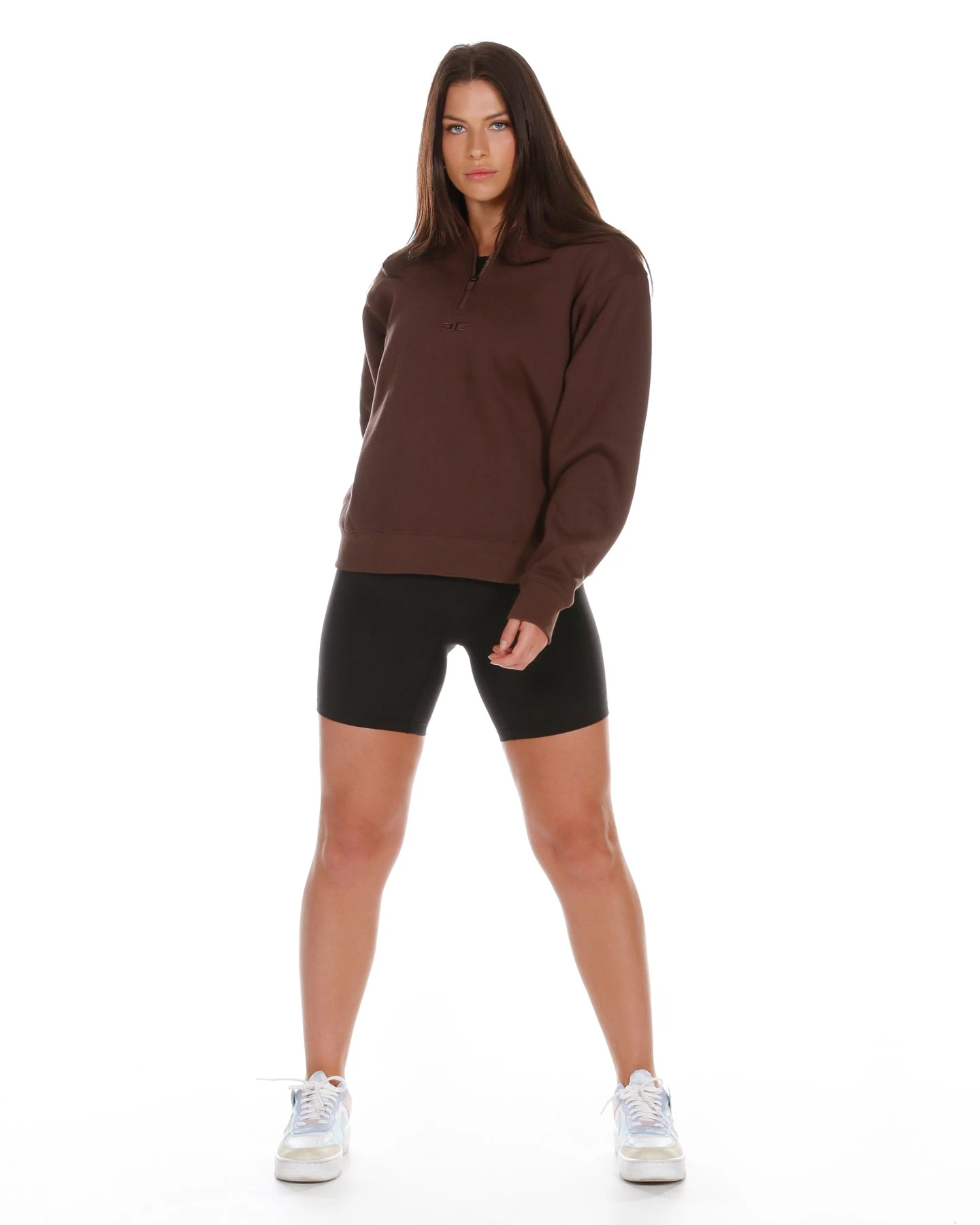 Elite Eleven Classic 1/4 Zip - Chocolate - Image 5
