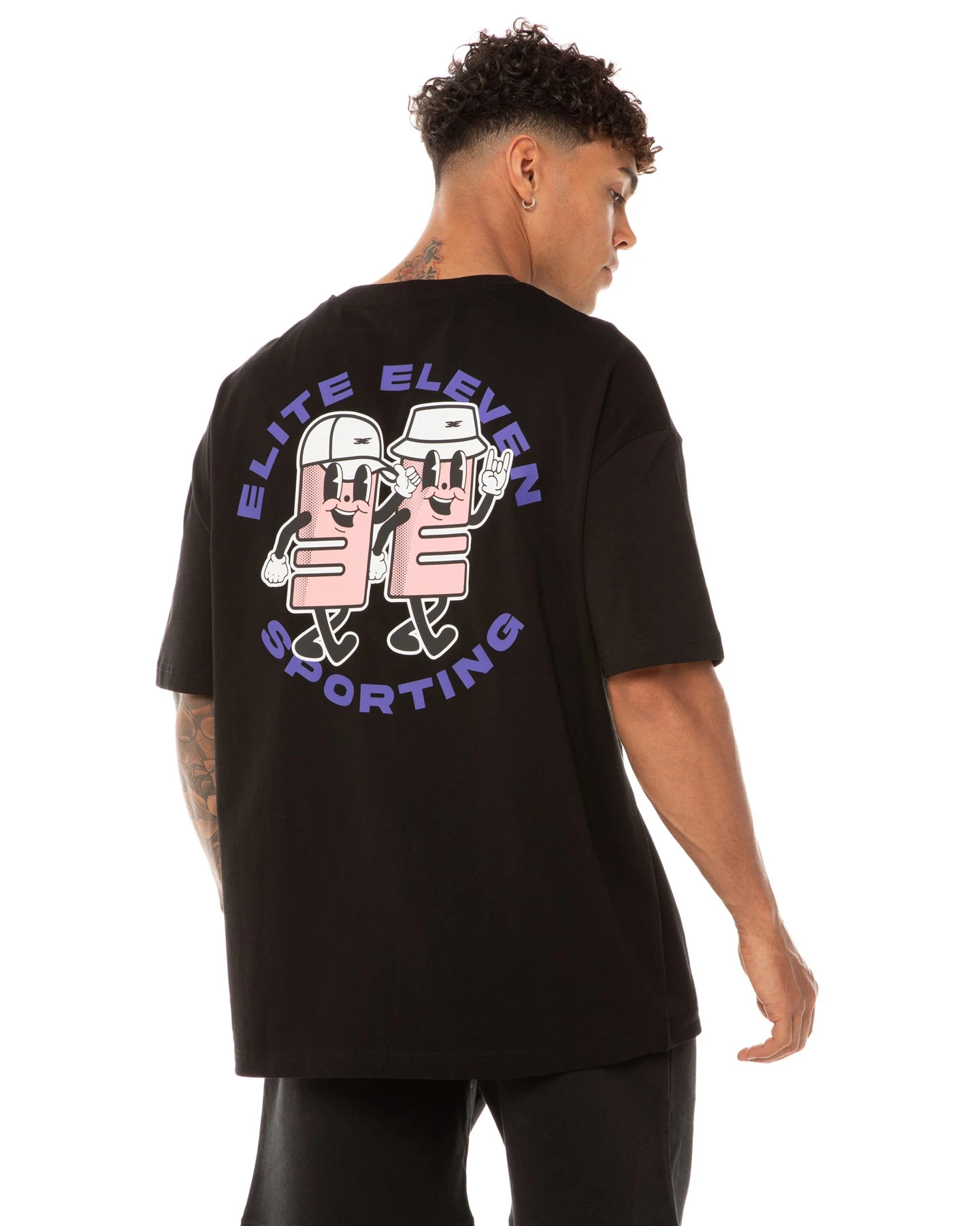 Elite Eleven Mascot Tee - Black - Image 3