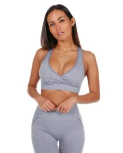 Elite Eleven Seamless Vantage Bra - Grey Mist