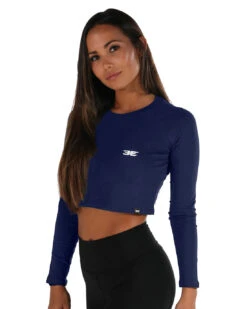Elite Eleven EE Long Sleeve Crop - Navy