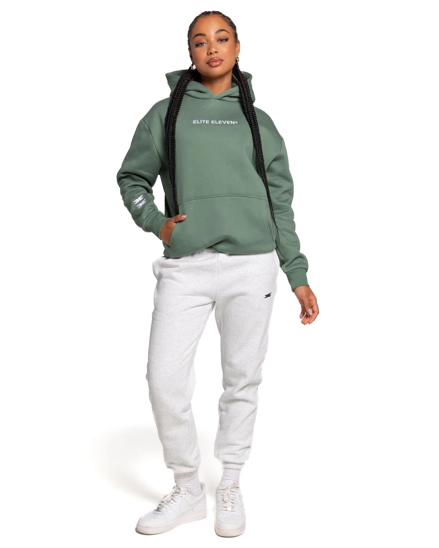 Elite Eleven Registered Hoodie - Sage - Image 5