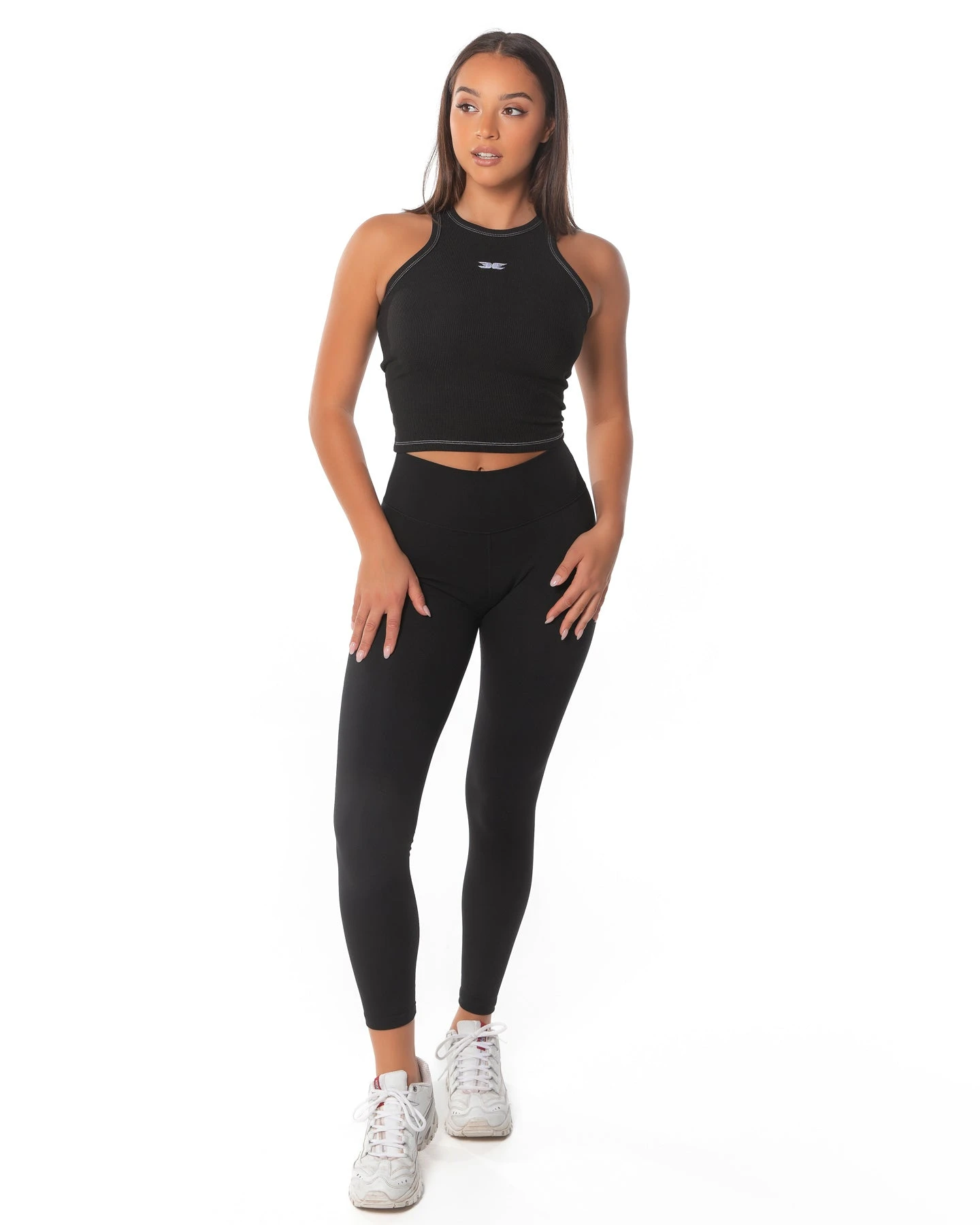 Elite Eleven Ribbed Singlet - Black - Image 3